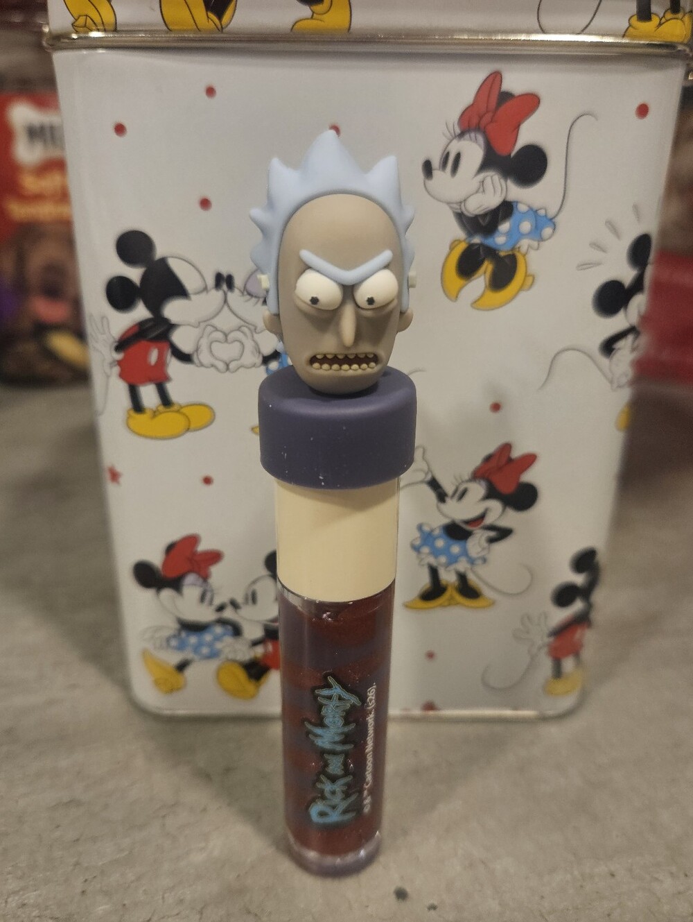 SHEGLAM-Rick and Morty Character Dark Red Liquid Lipstick. Color Rick Prime.